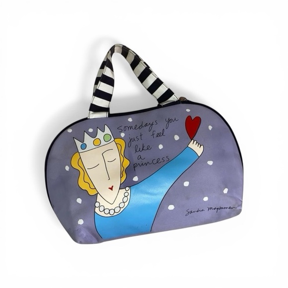 Silvestri Handbags - Sandra Magsamen Silvestri Princess Toiletry Bag, Messages From the Heart